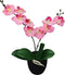 vidaXL - Kunstplant - orchidee - met - pot - 65 - cm - wit