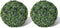 vidaXL - Kunstplanten - buxusbol - 2 - st - 27 - cm