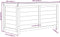 vidaXL - Kussenbox - 100x50x56 - cm - massief - vurenhout