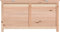 vidaXL - Kussenbox - 100x50x56 - cm - massief - vurenhout