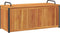 vidaXL - Kussenbox - 110x45x42/53 - cm - massief - acaciahout - en - staal