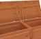 vidaXL - Kussenbox - 150x50x56 - cm - massief - vurenhout - bruin