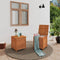 vidaXL - Kussenbox - 50x50x56 - cm - massief - vurenhout - bruin