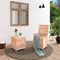 vidaXL - Kussenbox - 50x50x56 - cm - massief - vurenhout
