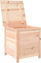 vidaXL - Kussenbox - 50x50x56 - cm - massief - vurenhout