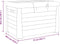 vidaXL - Kussenbox - 73x50,5x46,5 - cm - polypropeen - grijs