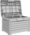 vidaXL - Kussenbox - 73x50,5x46,5 - cm - polypropeen - grijs
