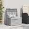 vidaXL - Kussenbox - 73x50,5x46,5 - cm - polypropeen - grijs