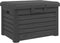 vidaXL - Kussenbox - 73x50,5x46,5 - cm - polypropeen - antracietkleurig