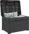 vidaXL - Kussenbox - 73x50,5x46,5 - cm - polypropeen - antracietkleurig