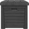 vidaXL - Kussenbox - 73x50,5x46,5 - cm - polypropeen - antracietkleurig