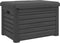 vidaXL - Kussenbox - 73x50,5x46,5 - cm - polypropeen - antracietkleurig