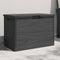 vidaXL - Kussenbox - 77,5x44,5x53 - cm - polypropeen - antracietkleurig