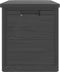 vidaXL - Kussenbox - 77,5x44,5x53 - cm - polypropeen - antracietkleurig