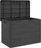 vidaXL - Kussenbox - 77,5x44,5x53 - cm - polypropeen - antracietkleurig