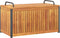 vidaXL - Kussenbox - 85x45x45/53 - cm - massief - acaciahout - en - staal