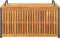 vidaXL - Kussenbox - 85x45x45/53 - cm - massief - acaciahout - en - staal