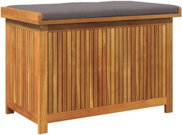 vidaXL - Kussenbox - voor - buiten - 90x50x60,5 - cm - massief - acaciahout