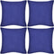 vidaXL - Kussenhoezen - katoen - 40 - x - 40 - cm - appeltjesgroen - 4 - stuks
