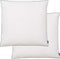 vidaXL - Kussens - 2 - st - licht - 70x60 - cm - dons-/verenvulling - wit