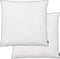 vidaXL - Kussens - 2 - st - licht - 80x80 - cm - dons-/verenvulling - wit