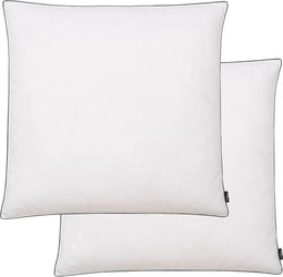 vidaXL - Kussens - 2 - st - verenvulling - 80x80 - cm - wit