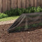 vidaXL - Kweektunnel - 300x50x48,5 - cm - staal - en - polyetheen - zwart
