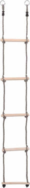 vidaXL - Ladder - met - 5 - sporten - 210 - cm - massief - grenenhout