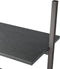 vidaXL - Ladderrek - met - 3 - schappen - 64x34x116 - cm - zwart