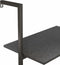 vidaXL - Ladderrek - met - 5 - schappen - 64x35x185 - cm - zwart