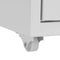 vidaXL - Ladeblok - verrijdbaar - 28x41x109 - cm - metaal - grijs
