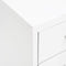 vidaXL - Ladeblok - verrijdbaar - 28x41x109 - cm - metaal - wit