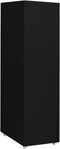 vidaXL - Ladeblok - verrijdbaar - 28x41x109 - cm - metaal - zwart