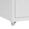 vidaXL - Ladeblok - verrijdbaar - 28x41x69 - cm - metaal - grijs