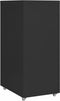 vidaXL - Ladeblok - verrijdbaar - 28x41x69 - cm - metaal - zwart