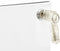 vidaXL - Ladeblok - verrijdbaar - 39x45x59 - cm - staal - wit