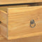 vidaXL - Ladekast - 30x30x90 - cm - massief - teakhout