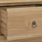 vidaXL - Ladekast - 30x30x90 - cm - massief - teakhout