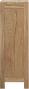 vidaXL - Ladekast - 30x30x90 - cm - massief - teakhout
