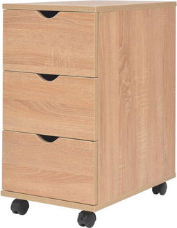 vidaXL - Ladekast - 33x45x60 - cm - eikenkleur