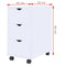 vidaXL - Ladekast - 33x45x60 - cm - wit