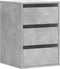 vidaXL - Ladekast - 40x41x58 - cm - bewerkt - hout - betongrijs