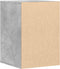 vidaXL - Ladekast - 40x41x58 - cm - bewerkt - hout - betongrijs