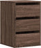 vidaXL - Ladekast - 40x41x58 - cm - bewerkt - hout - bruin - eikenkleurig