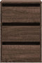 vidaXL - Ladekast - 40x41x58 - cm - bewerkt - hout - bruin - eikenkleurig