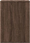 vidaXL - Ladekast - 40x41x58 - cm - bewerkt - hout - bruin - eikenkleurig