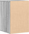 vidaXL - Ladekast - 40x41x58 - cm - bewerkt - hout - grijs - sonoma - eikenkleurig