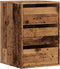 vidaXL - Ladekast - 40x41x58 - cm - bewerkt - hout - oud - houtkleurig