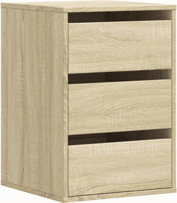 vidaXL - Ladekast - 40x41x58 - cm - bewerkt - hout - sonoma - eikenkleurig