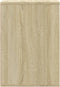vidaXL - Ladekast - 40x41x58 - cm - bewerkt - hout - sonoma - eikenkleurig
